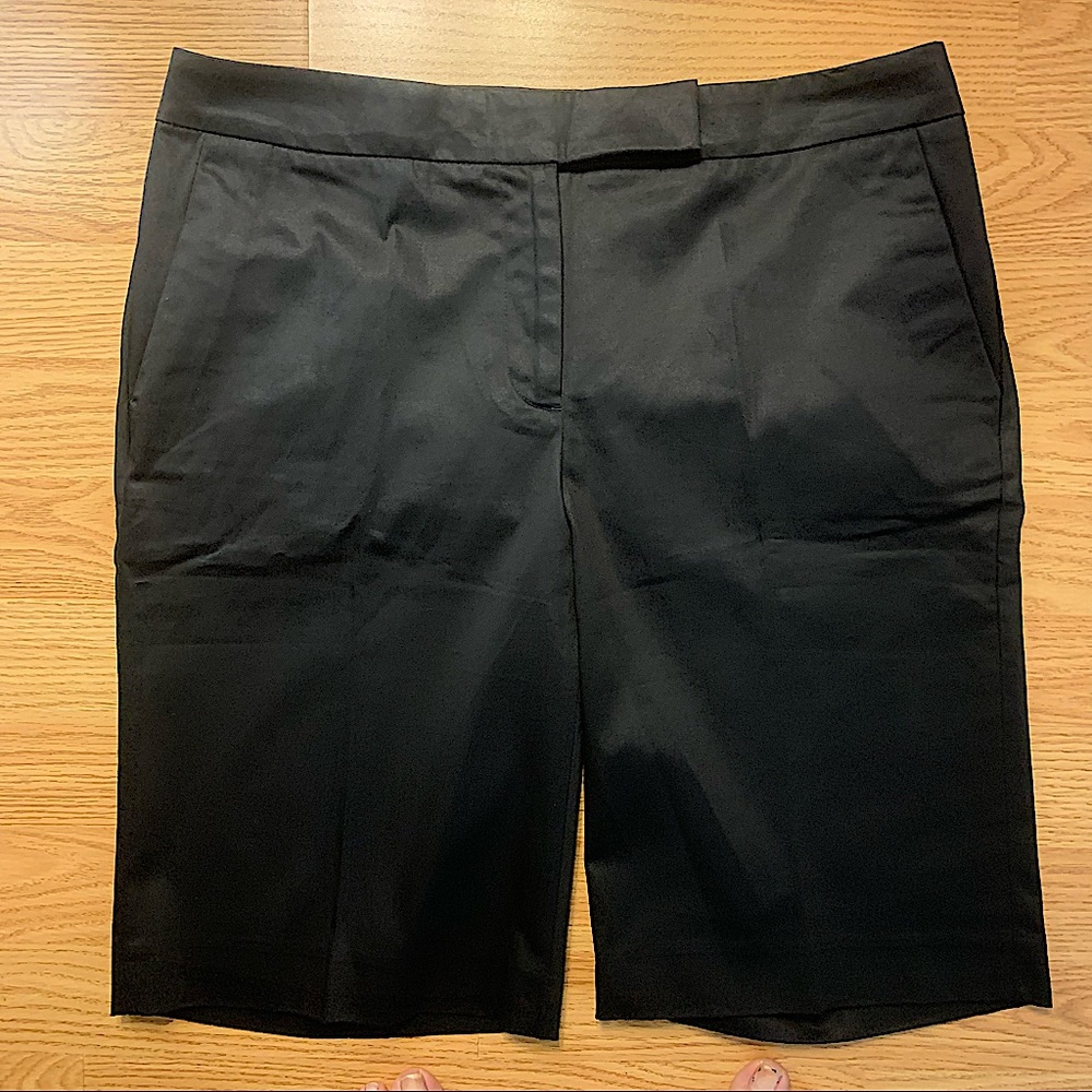 Talbots Black Bermuda Shorts-Women